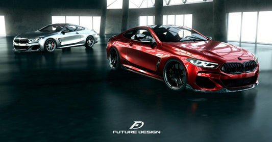 Future Design Carbon FD GT Carbon Fiber Front Lip for BMW G14 G15 G16 8 Series 840i 850i - Performance SpeedShop