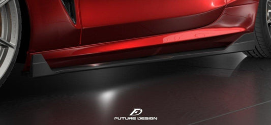Future Design Carbon FD GT Carbon Fiber Side Skirts for BMW G14 G15 8 Series 840i 850i - Performance SpeedShop