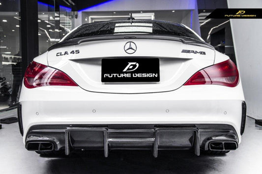 Future Design Carbon FD GTS Carbon Fiber Rear Diffuser 2014-2019 C117 CLA-250 CLA-45 - Performance SpeedShop