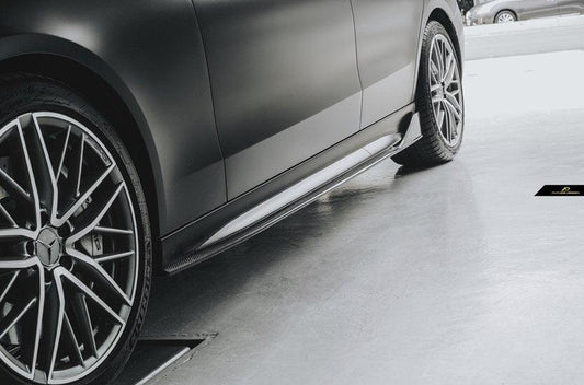 Future Design Carbon Fiber FD SIDE SKIRTS for W206 C300 C43 C63 Sedan 2021-ON - Performance SpeedShop
