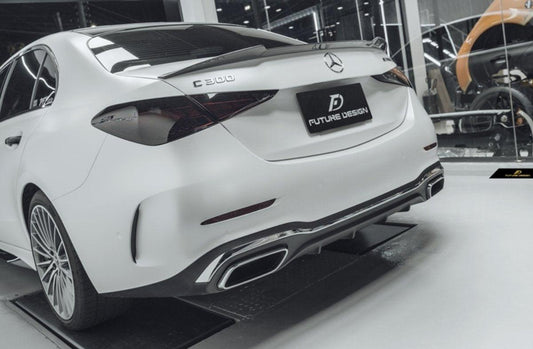 Future Design Carbon Fiber FD V2 REAR SPOILER for W206 C300 C43 C63 Sedan 2021-ON - Performance SpeedShop