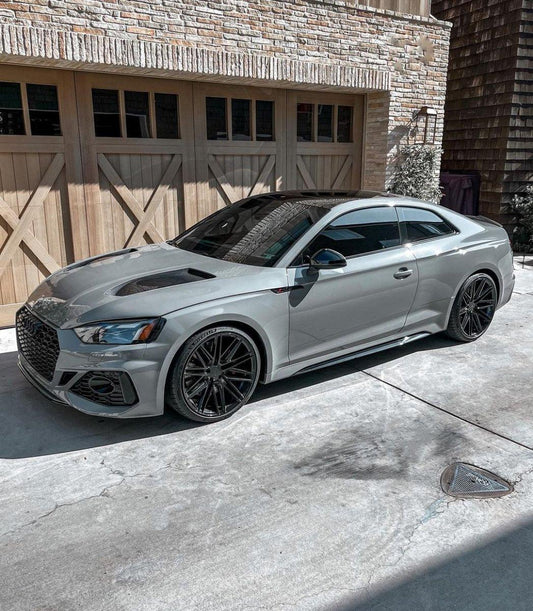 Audi RS5 S5 A5 B9 B9.5 2017-ON with Aftermarket Parts - V1 Hood Bonnet Carbon Fiber / FRP from Future Design Carbon