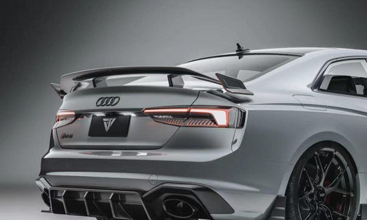 Audi A5 S5 RS5 B9 B9.5 2017-ON with Aftermarket Parts - Rear Wing Spoiler Carbon Fiber / FRP from Future Design