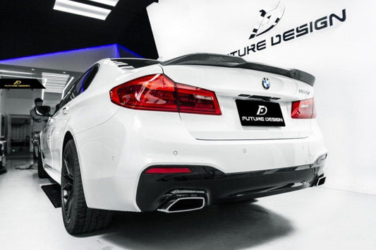 Future Design Carbon Fiber Rear Spoiler CS Style For BMW F90 M5 & 5 Series G30 530i 540i 2017-ON - Performance SpeedShop