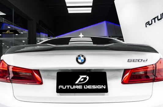 Future Design Carbon Fiber Rear Spoiler CS Style For BMW F90 M5 & 5 Series G30 530i 540i 2017-ON - Performance SpeedShop