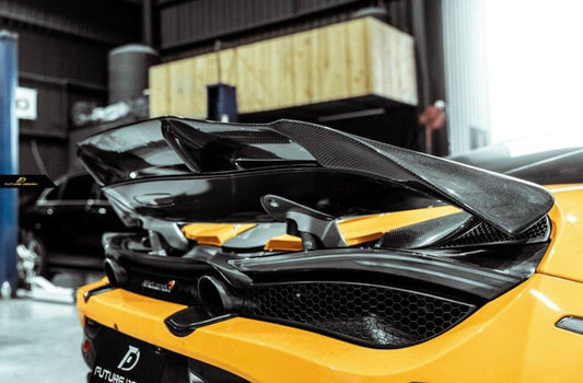 Future Design Carbon McLaren 720S Carbon Fiber Rear Spoiler Ver.1 - Performance SpeedShop