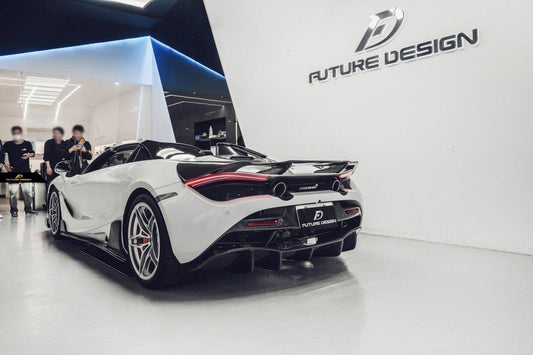 Future Design Carbon McLaren 720S Carbon Fiber Rear Spoiler Ver.1 - Performance SpeedShop