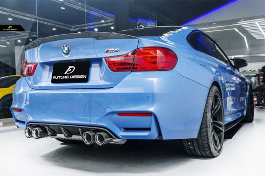 Future Design Carbon MP M Performance Carbon Fiber Rear Diffuser for BMW F80 F82 F83 M3 M4 - Performance SpeedShop