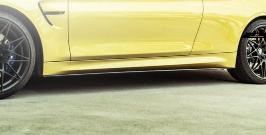 Future Design Carbon MP M Performance Carbon Fiber Side Skirts for BMW F80 F82 F83 M3 M4 - Performance SpeedShop