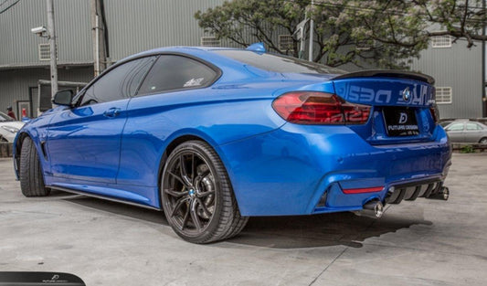 Future Design Carbon MP Performance Style Carbon Fiber Side Skirts Ver.4 for BMW 4 Series F32 F33 F36 - Performance SpeedShop