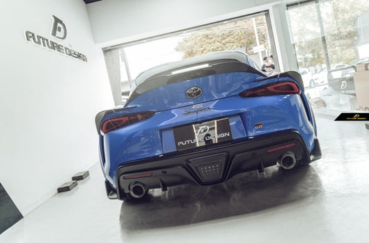 Future Design FD Carbon Fiber Ducktail Rear Spoiler For Toyota Supra A90 GR - Performance SpeedShop