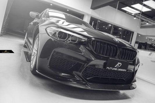 Future Design FD Carbon Fiber FRONT LIP SPLITTER for BMW M5 F90 2017-ON - Performance SpeedShop