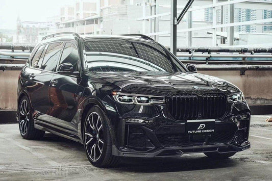Future Design FD Carbon Fiber FRONT LIP SPLITTER for BMW X7 G07 2020-2022 - Performance SpeedShop