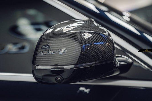 Future Design FD Carbon Fiber MIRROR CAPS REPLACEMENT for BMW X6 G06 2020-ON - Performance SpeedShop