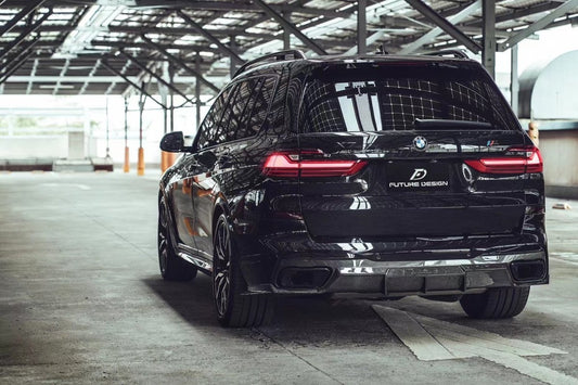 Future Design FD Carbon Fiber REAR DIFFUSER for BMW X7 G07 2020-2022 - Performance SpeedShop