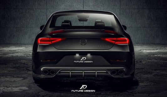 Future Design FD Carbon Fiber REAR DIFFUSER For CLS450 CLS53 W257 C257 2019-ON - Performance SpeedShop