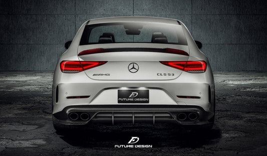 Future Design FD Carbon Fiber REAR DIFFUSER For CLS450 CLS53 W257 C257 2019-ON - Performance SpeedShop