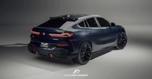 Future Design FD Carbon Fiber REAR ROOF SPOILER for BMW X6 X6M G06 2020-ON - Performance SpeedShop