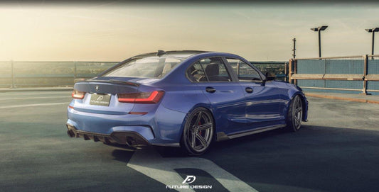 Future Design FD Carbon Fiber Rear Spoiler for BMW G20 / G21 3 Series & M3 G80 2019-ON - Performance SpeedShop
