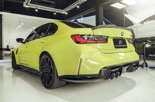 Future Design FD Carbon Fiber Rear Spoiler for BMW G20 / G21 3 Series & M3 G80 2019-ON - Performance SpeedShop