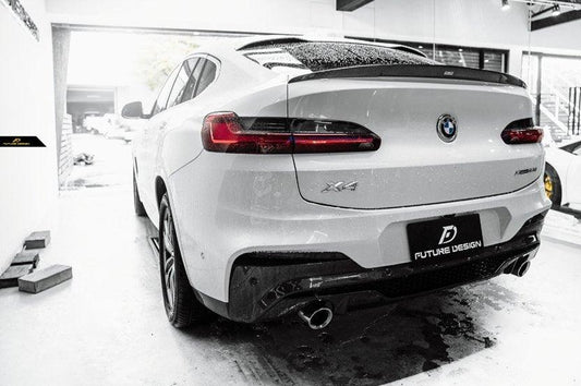 Future Design FD Carbon Fiber REAR SPOILER for BMW X4 & X4M & X4MC G02 F98 2019-ON - Performance SpeedShop