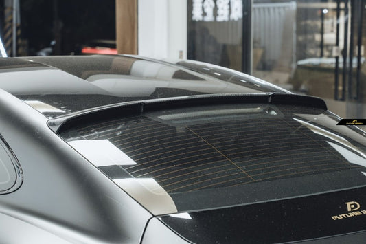 Future Design FD Carbon Fiber ROOF SPOILER for Porsche Taycan Base & 4S & Turbo & Turbo S - Performance SpeedShop