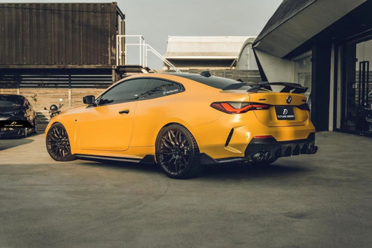 Future Design FD Carbon Fiber Side Skirts for BMW 4 Series G22 2021-ON - Performance SpeedShop