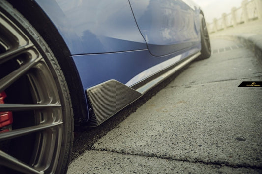 Future Design FD Carbon Fiber Side Skirts for BMW 4 Series G22 2021-ON - Performance SpeedShop