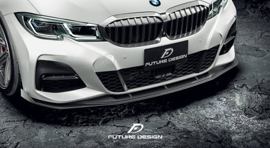 Future Design FD GT Carbon Fiber Front Splitter for BMW G20 / G21 3 Series M340i 330i - Performance SpeedShop