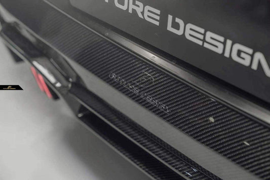 Future Design FD GT Carbon Fiber REAR DIFFUSER for BMW X6 G06 2020-ON - Performance SpeedShop