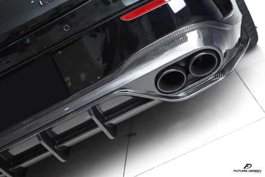 Future Design FD GT Carbon Fiber Rear Diffuser For CLA C118 CLA45 CLA35 CLA250 2020-ON - Performance SpeedShop