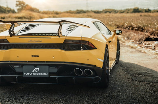 Future Design FD GT Carbon Fiber REAR SPOILER WING for Lamborghini Huracan LP580-2 LP610-4 - Performance SpeedShop