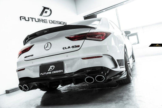 Future Design FD GTS V Carbon Fiber Rear Spoiler For CLA C118 CLA45 CLA35 CLA250 2020-ON - Performance SpeedShop