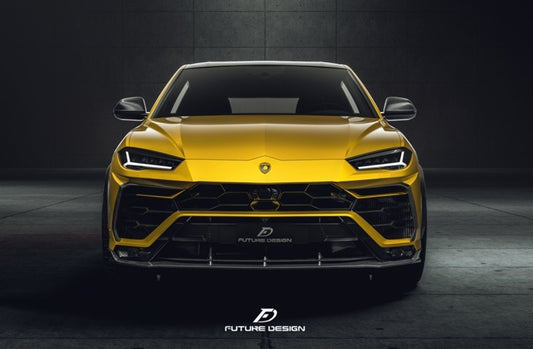 Future Design FD V2 Carbon Fiber FRONT LIP SPLITTER for Lamborghini Urus - Performance SpeedShop