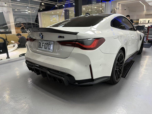 Future Design FD V2 Carbon Fiber Rear Spoiler for BMW M4 G82 & G22 4 Series - Performance SpeedShop