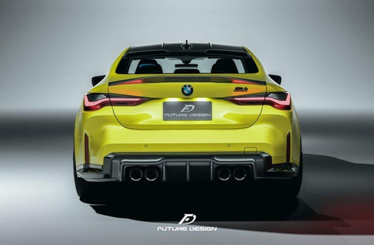 Future Design FD V2 Carbon Fiber Rear Spoiler for BMW M4 G82 & G22 4 Series - Performance SpeedShop