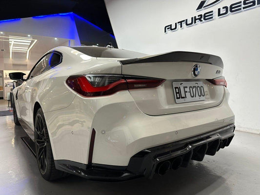 Future Design FD V2 Carbon Fiber Rear Spoiler for BMW M4 G82 & G22 4 Series - Performance SpeedShop