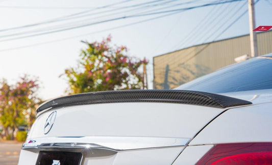 Future design FD V2 Carbon Fiber REAR SPOILER for Mercedes Benz E-Class E43 E53 E63 W213 2017-ON - Performance SpeedShop