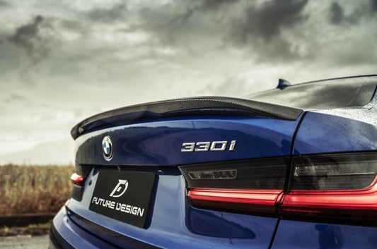 Future Design MP Style Carbon Fiber Rear Spoiler for BMW G20 / G21 3 Series & M3 G80 2019-ON - Performance SpeedShop