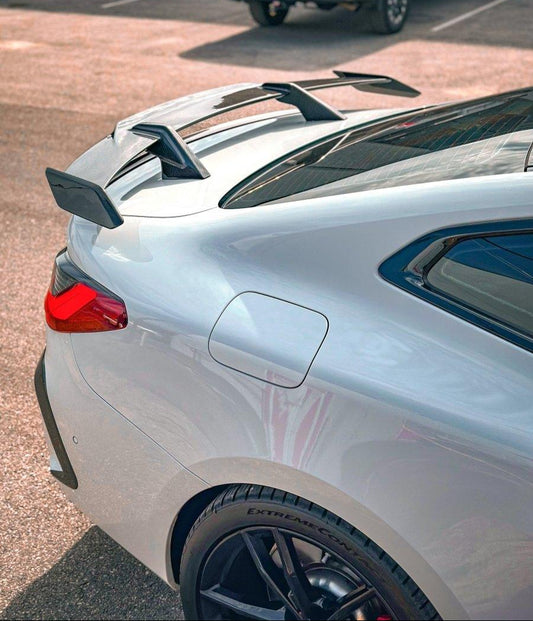 BMW M4 M4C M4CS G82 G83 2021-ON & I4 M50 / e Drive 40 G26 2022-ON & 4 Series Gran Coupe M440 430 G26 2022-ON with Aftermarket Parts - MP Style Rear Wing Carbon Fiber/FRP from Future Design