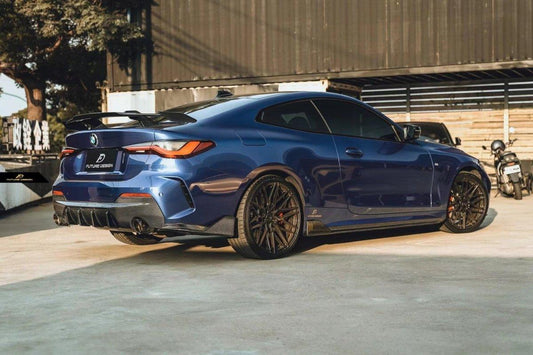 BMW M4 M4C M4CS G82 G83 2021-ON & I4 M50 / e Drive 40 G26 2022-ON & 4 Series Gran Coupe M440 430 G26 2022-ON with Aftermarket Parts - MP Style Rear Wing Carbon Fiber/FRP from Future Design