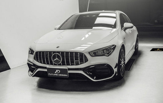 Mercedes Benz CLA45 CLA35 AMG C250 2020-ON with Aftermarket Parts - CLA45 Conversion Front Bumper Set PP from Future Design