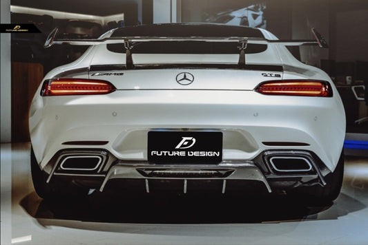 Future Design RT STYLE Carbon Fiber REAR DIFFUSER For Mercedes benz AMG GT GTS GTC C190 2015-ON - Performance SpeedShop