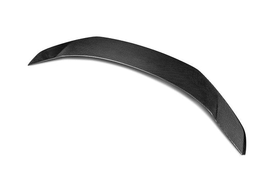 Tesla Model 3 Performance Long Range Standard Base 2017 2018 2019 2020 2021 2022 2023 with Aftermarket Parts - V Style Rear Spoiler Carbon Fiber from Aero Republic