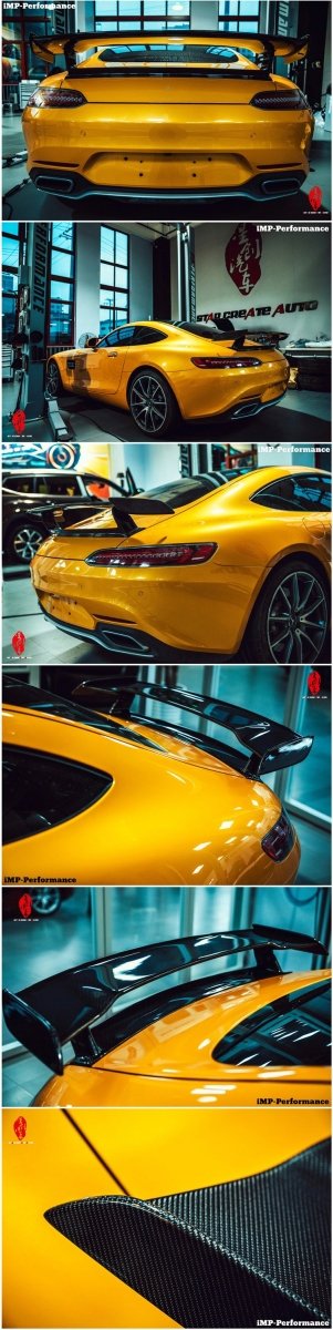 IMP-Performance Carbon Fiber Trunk Spoiler for Mercedes Benz AMG GTS GT - Performance SpeedShop