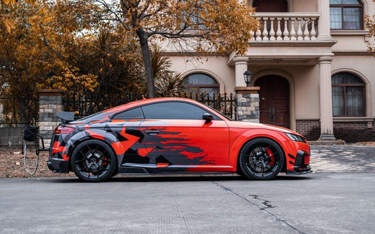 Audi TTRS 8S 2016 2017 2018 Pre-facelift with Aftermarket Parts - Full Body Kit Package Pre-preg Carbon Fiber from Yofer USA