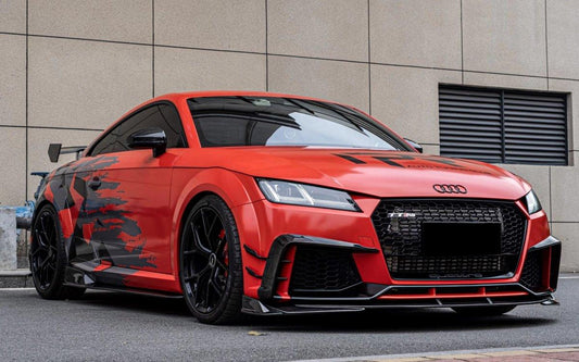 Audi TTRS 8S 2016 2017 2018 Pre-facelift with Aftermarket Parts - Full Body Kit Package Pre-preg Carbon Fiber from Yofer USA