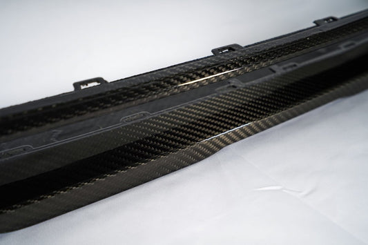 Audi A6 Allroad C8 2020-ON with Aftermarket Parts - Upper Front Lip Pre-preg Carbon Fiber from Karbel Carbon