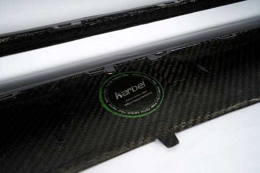 Audi A6 Allroad C8 2020-ON with Aftermarket Parts - Upper Front Lip Pre-preg Carbon Fiber from Karbel Carbon