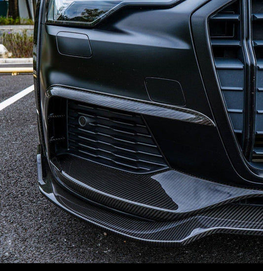 Audi A6 Allroad C8 2020-ON with Aftermarket Parts - Upper Valences Pre-preg Carbon Fiber from Karbel Carbon